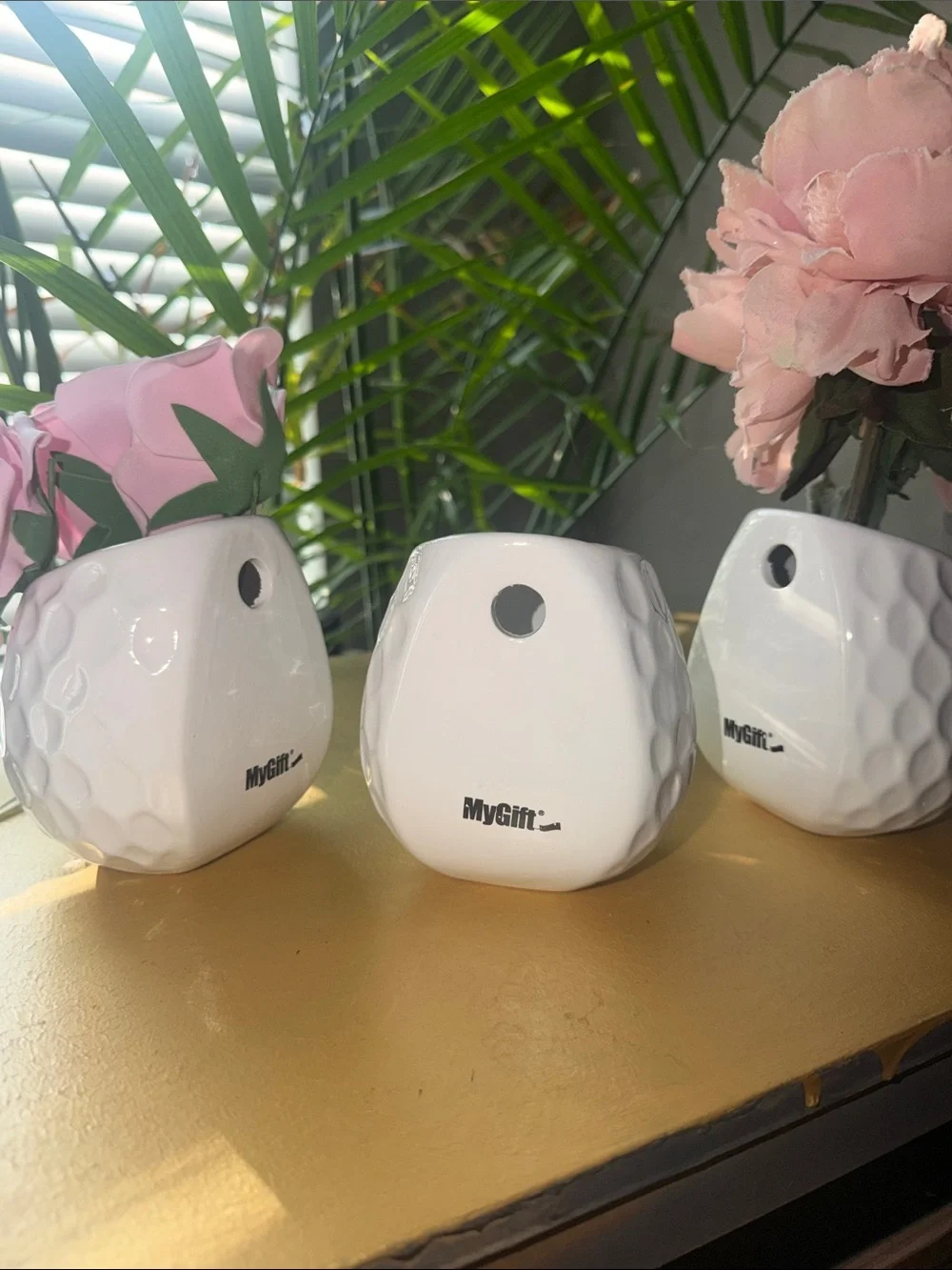 Ceramic White Textured Bud Vases